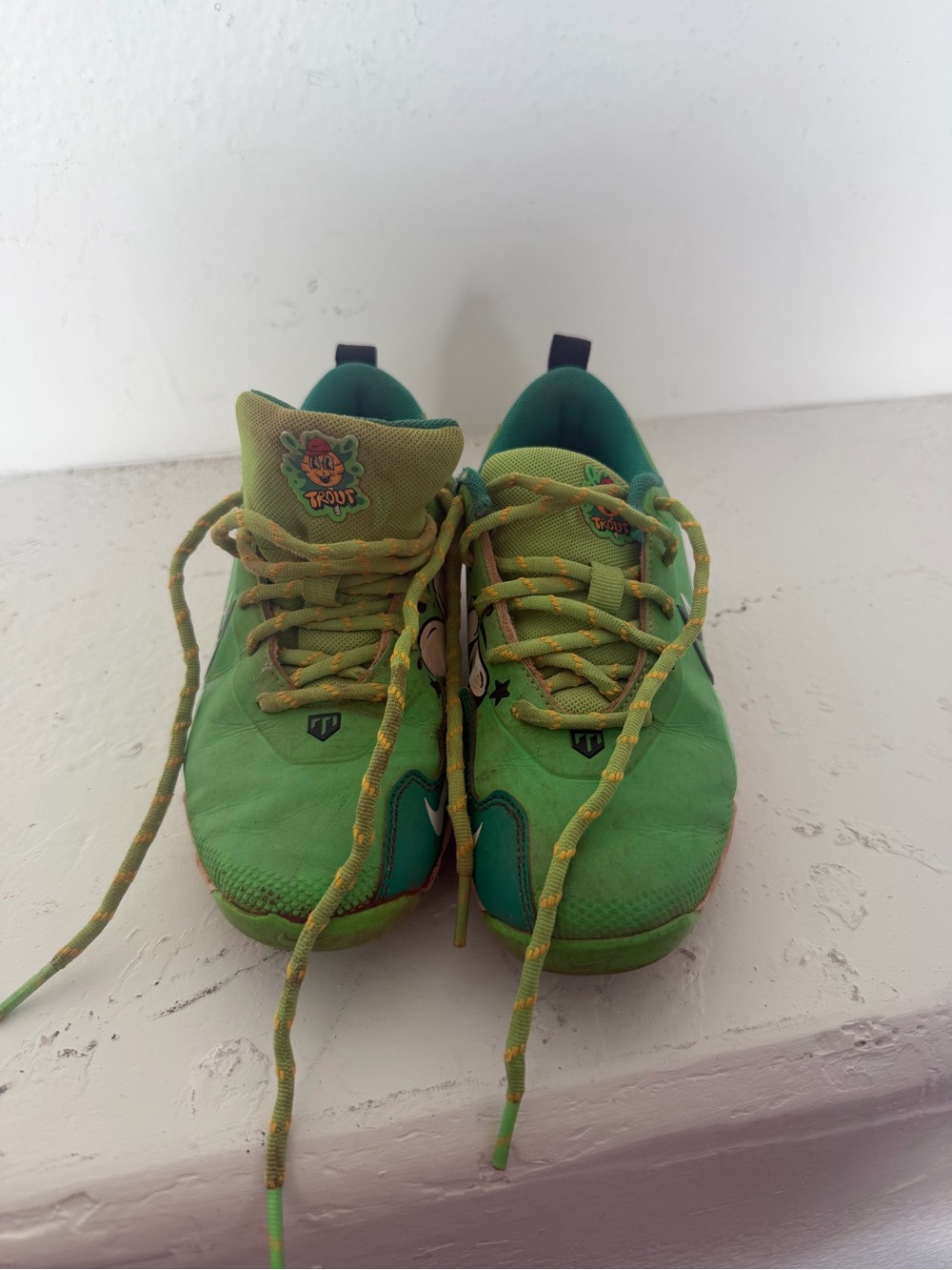 Youth Nike Trout baseball spikes 3.5